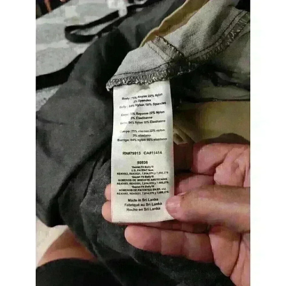 MOTHERHOOD MATERNITY Super Stretch Secret Fit Belly‎ Grey Skinny Pants Womens XL - Picture 10 of 10